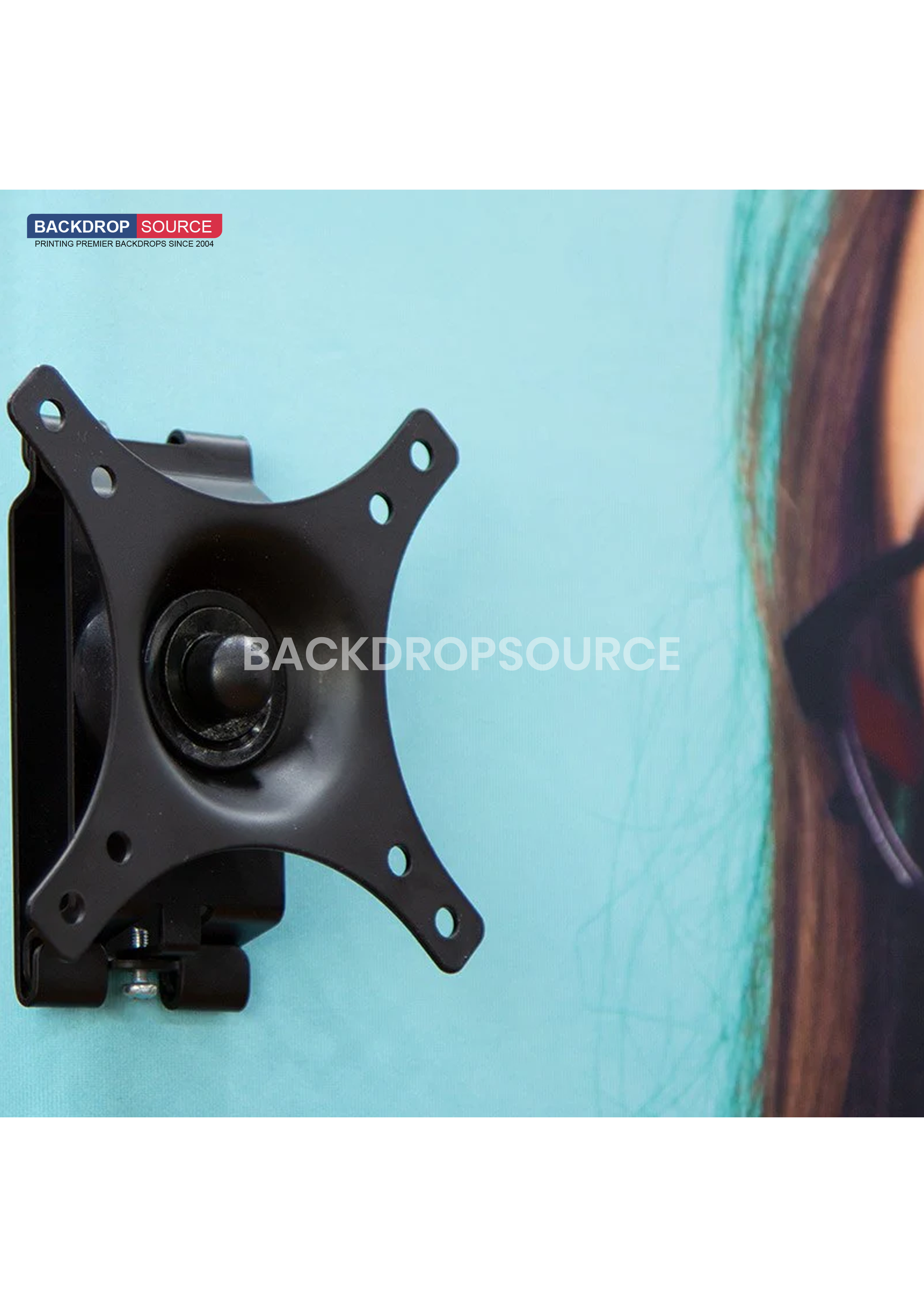 Exhibition Display Stand with Shelving & TV Mount