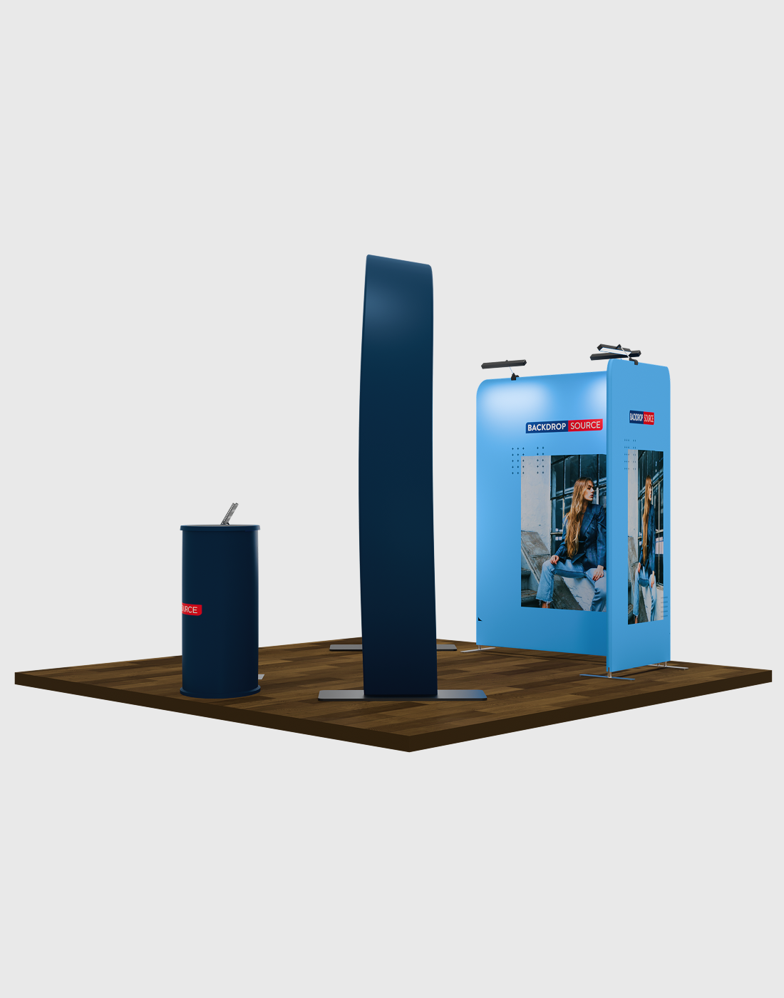 Modular Horseshoe Arch Exhibition Kit for 3m Wide Booths