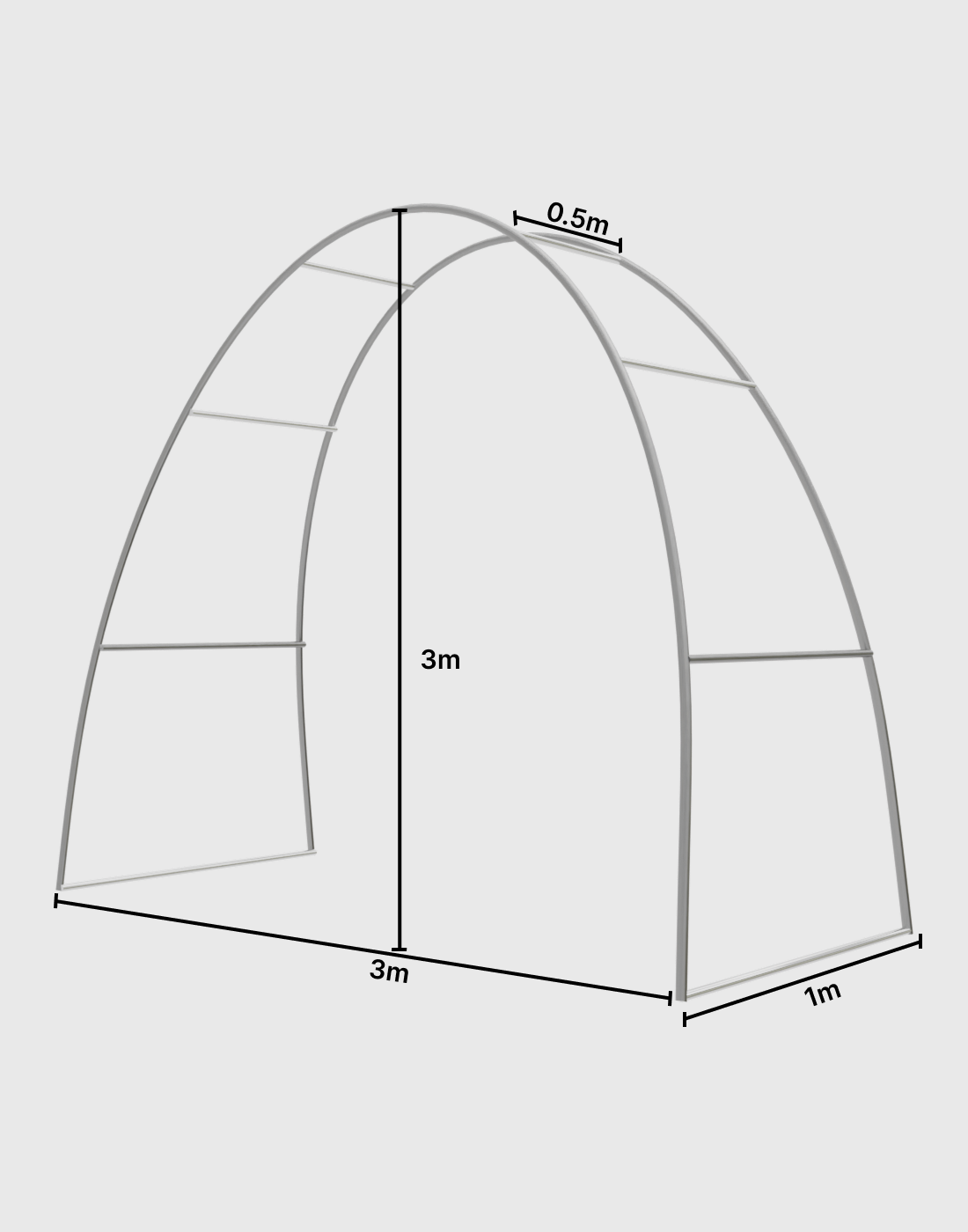 Tapered Arch Display