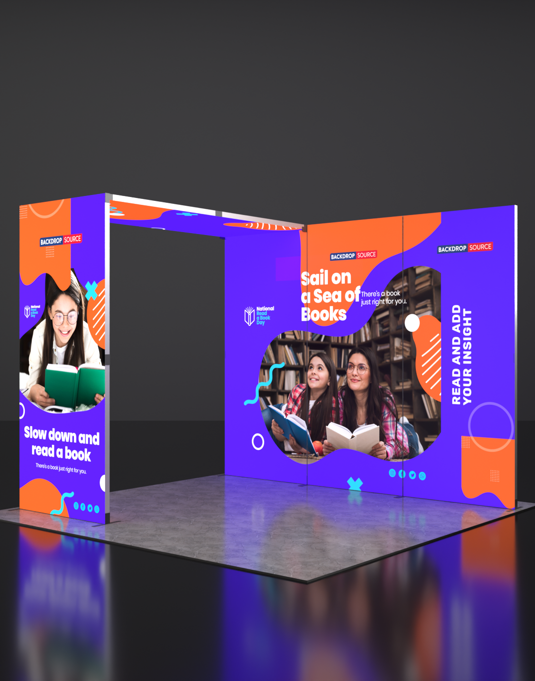 Foldable SEG Exhibition Display - Model 1