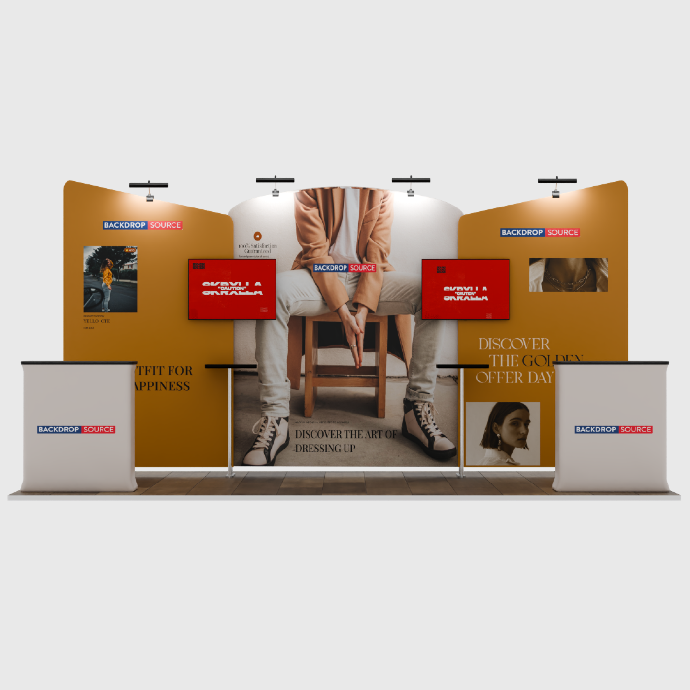 Portable Exhibit Display 6m x 3m - Model 8