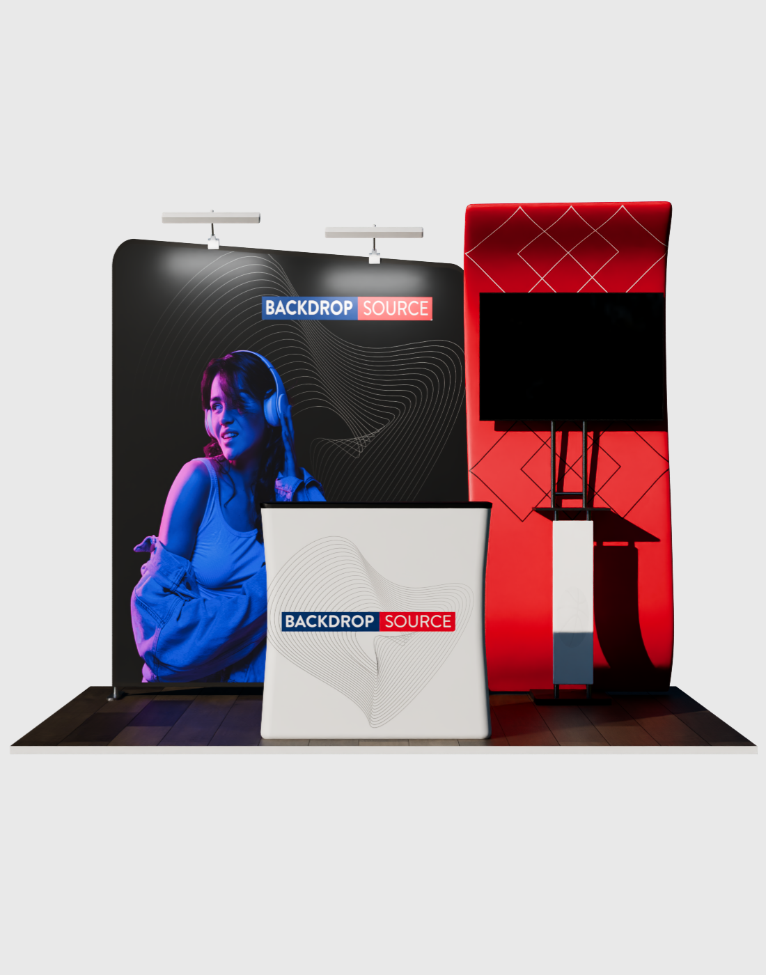 Portable Exhibit Display 3m x 3m - Model 12