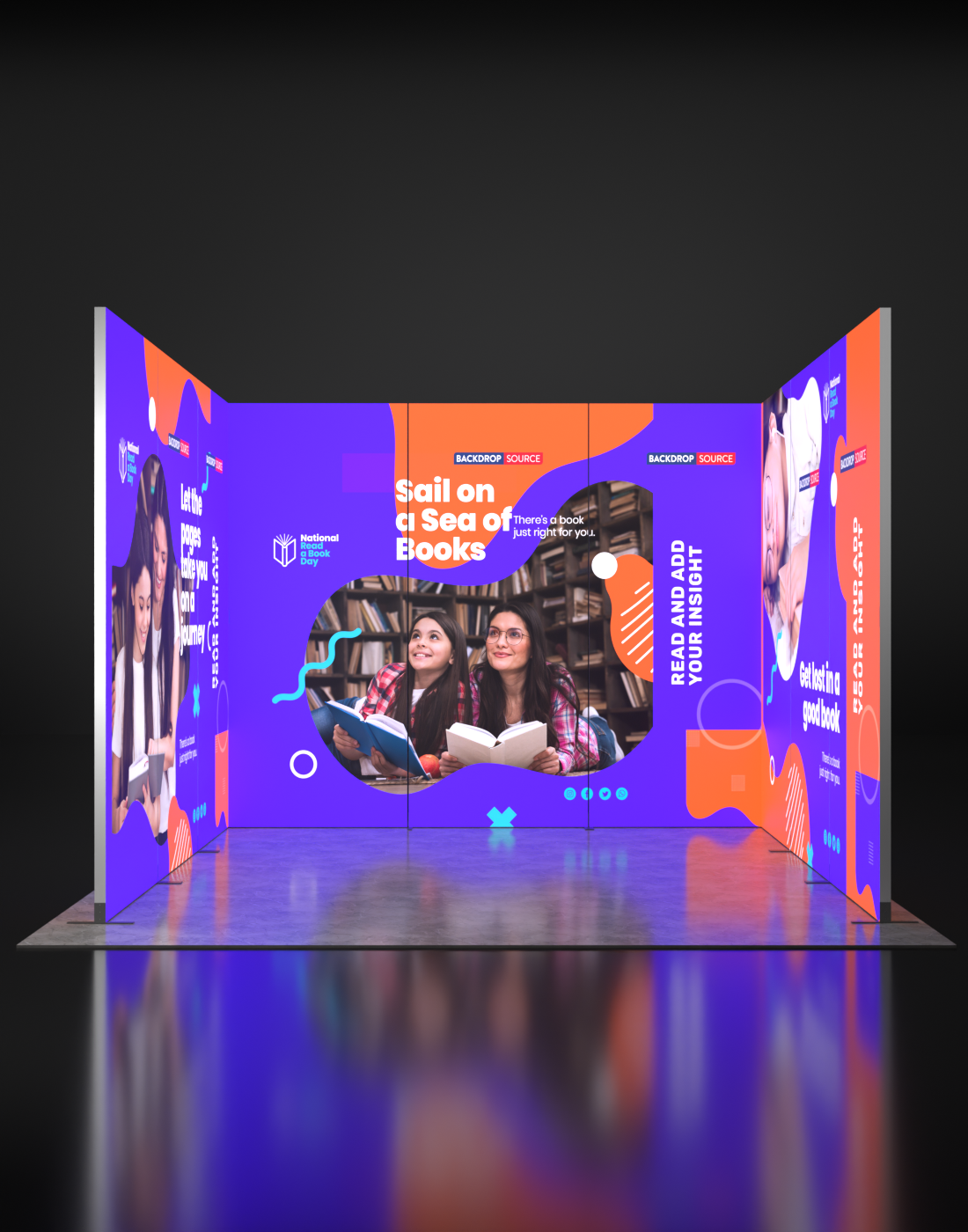 Foldable SEG Exhibition Display - Model 6