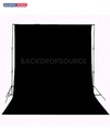 Heavy Duty Pure Muslin Photography Backdrop - Black