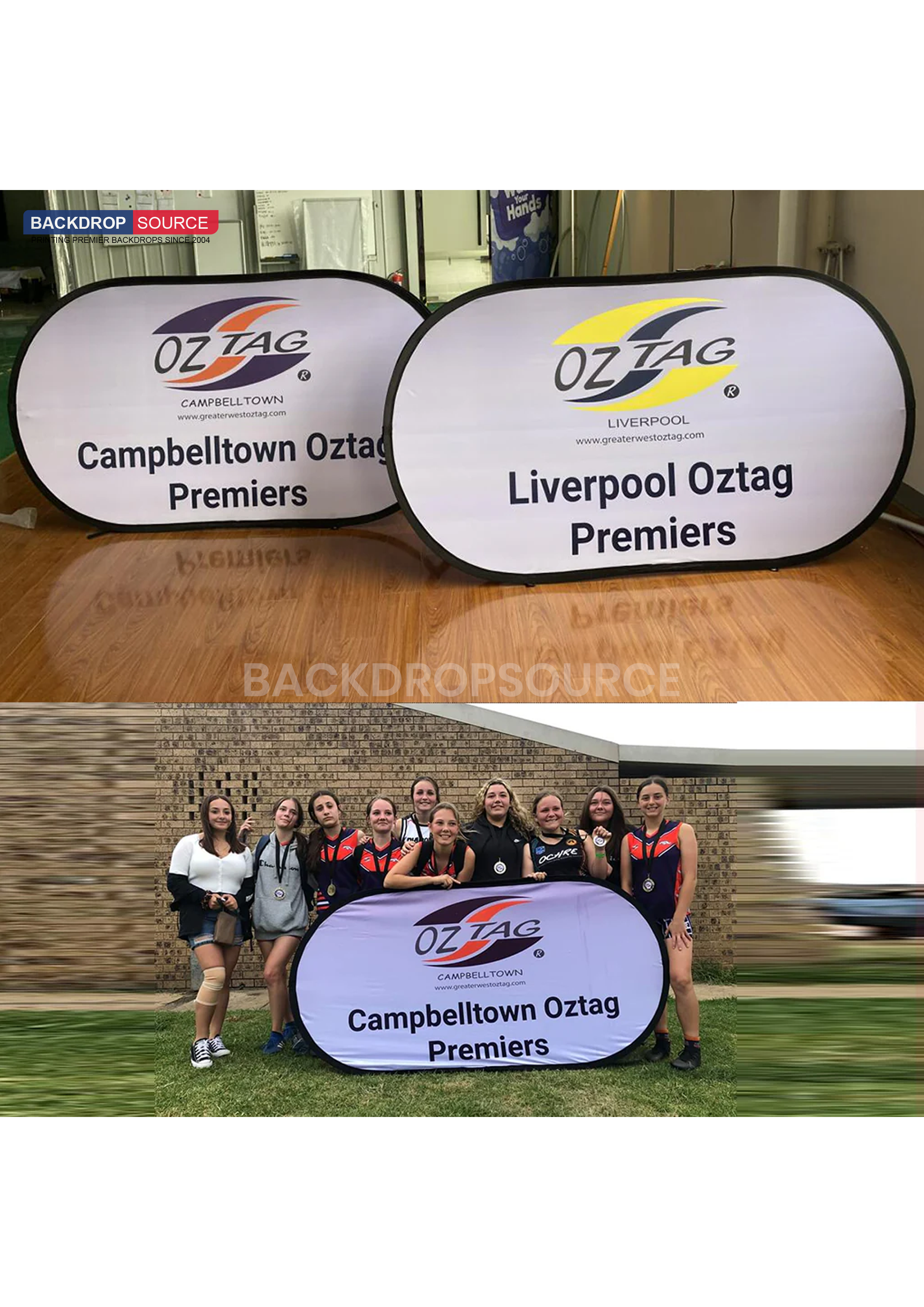 Horizontal Pop Up Banners ( Double Side Printed)