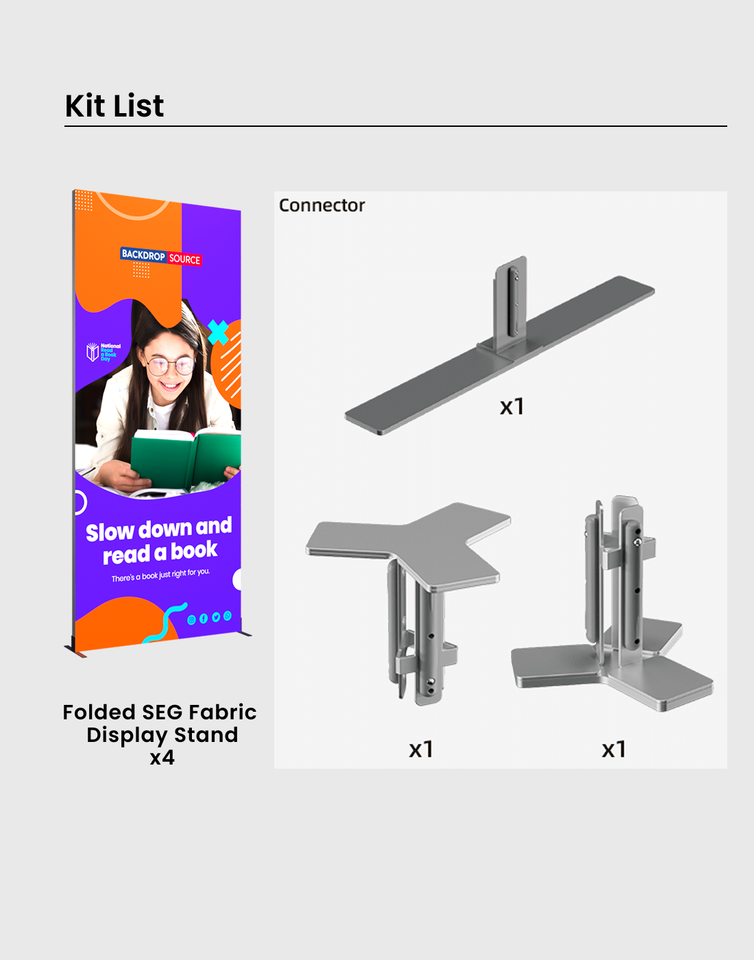 Foldable SEG  Exhibition Display - Model 9