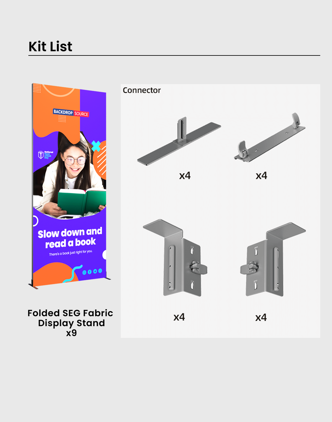 Foldable SEG Exhibition Display - Model 13