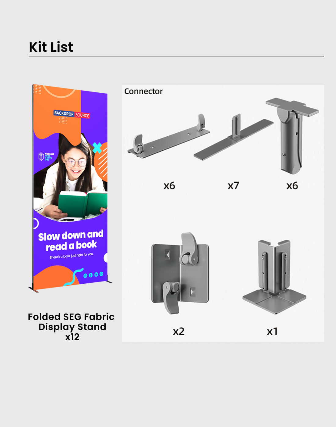 Foldable SEG  Exhibition Display - Model 19