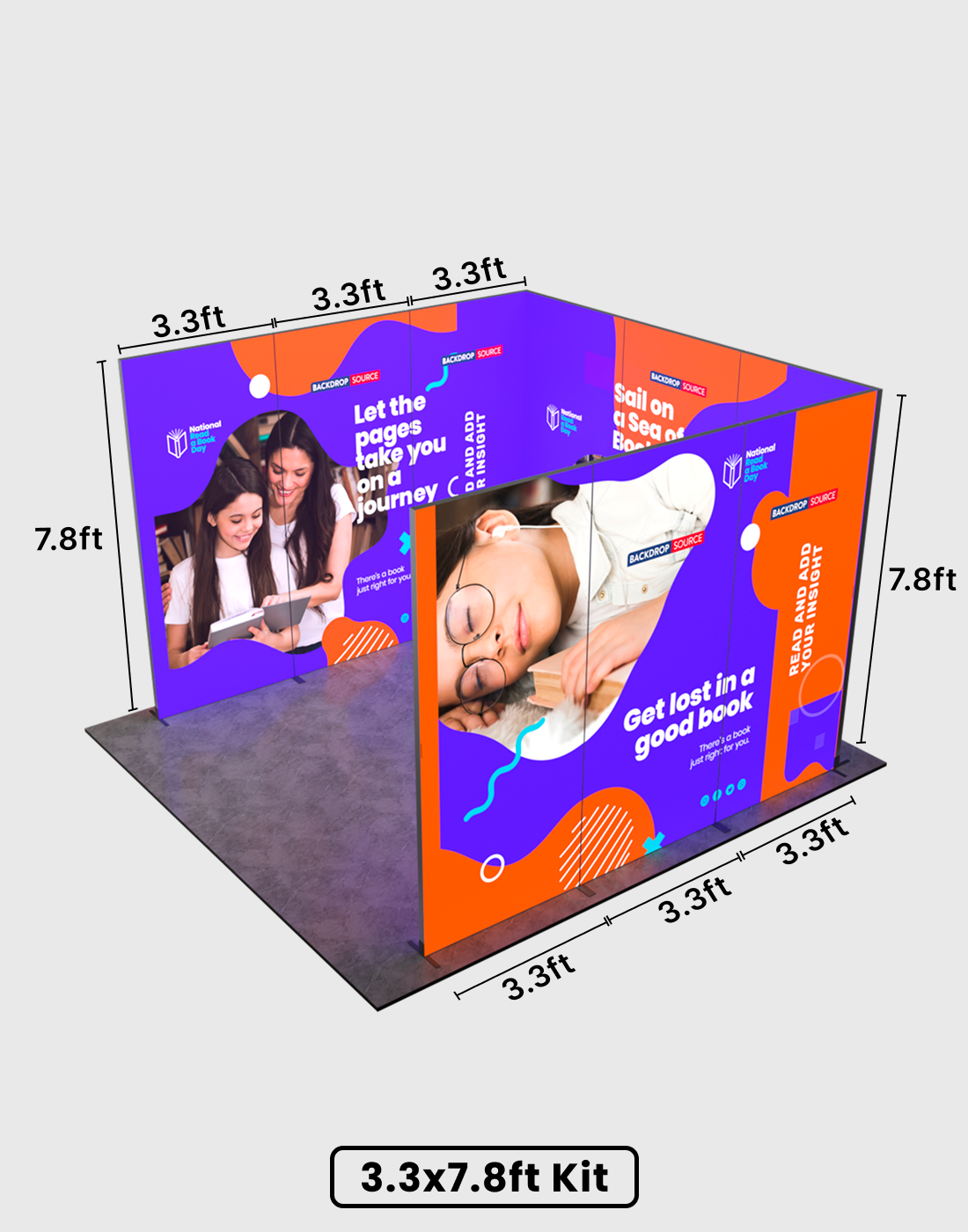 Foldable SEG  Exhibition Display - Model 6