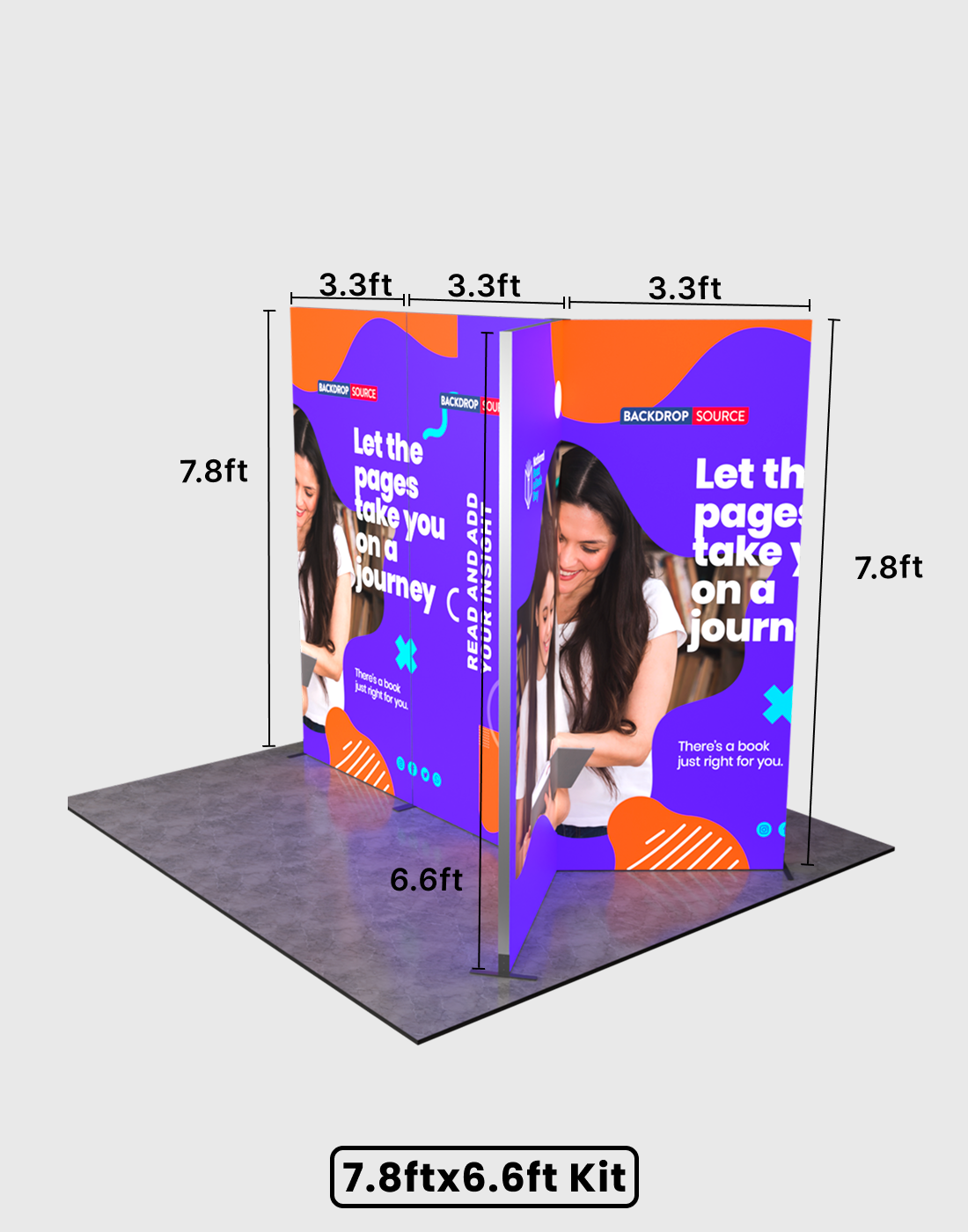 Foldable SEG  Exhibition Display - Model 9