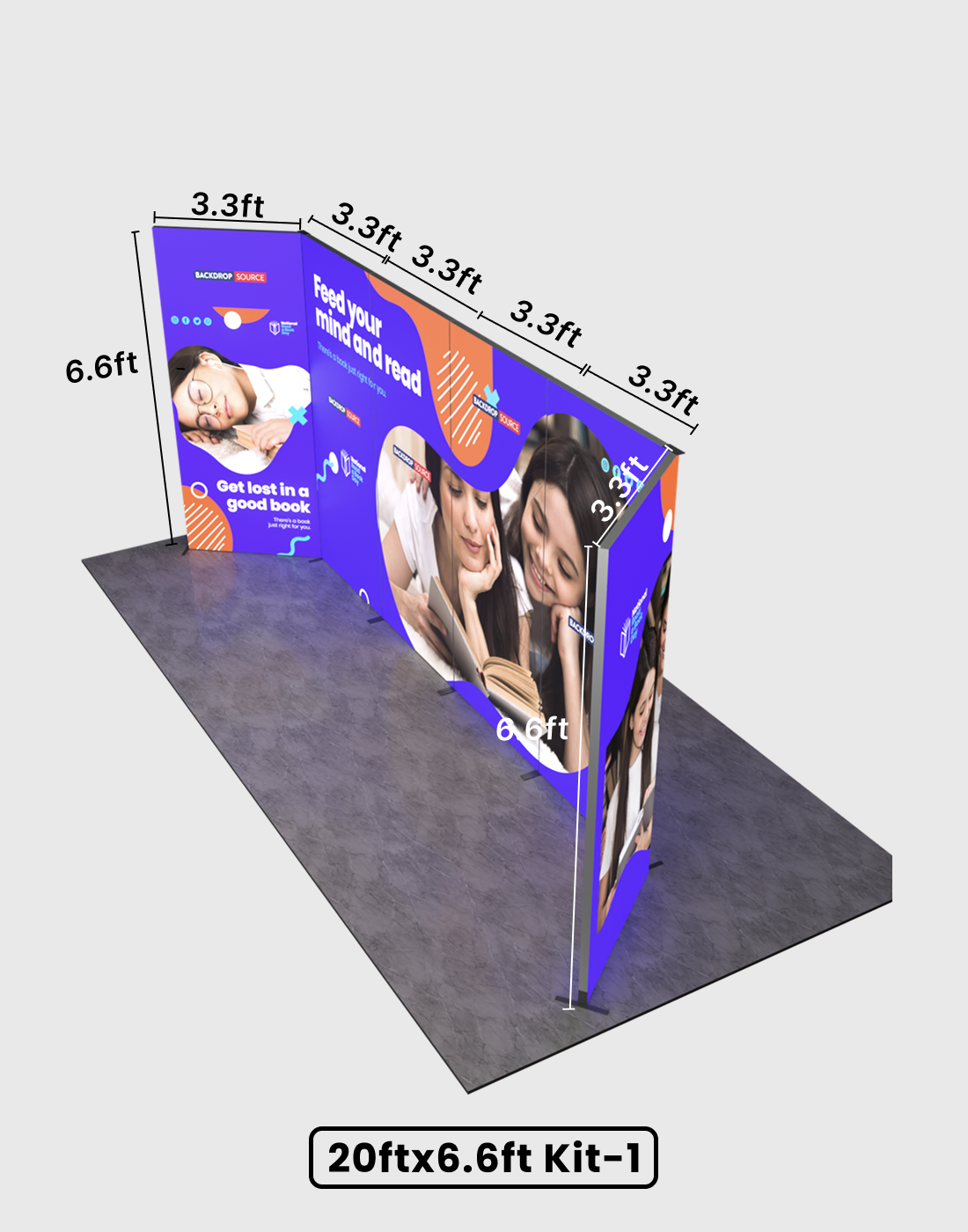 Foldable SEG  Exhibition Display - Model 16