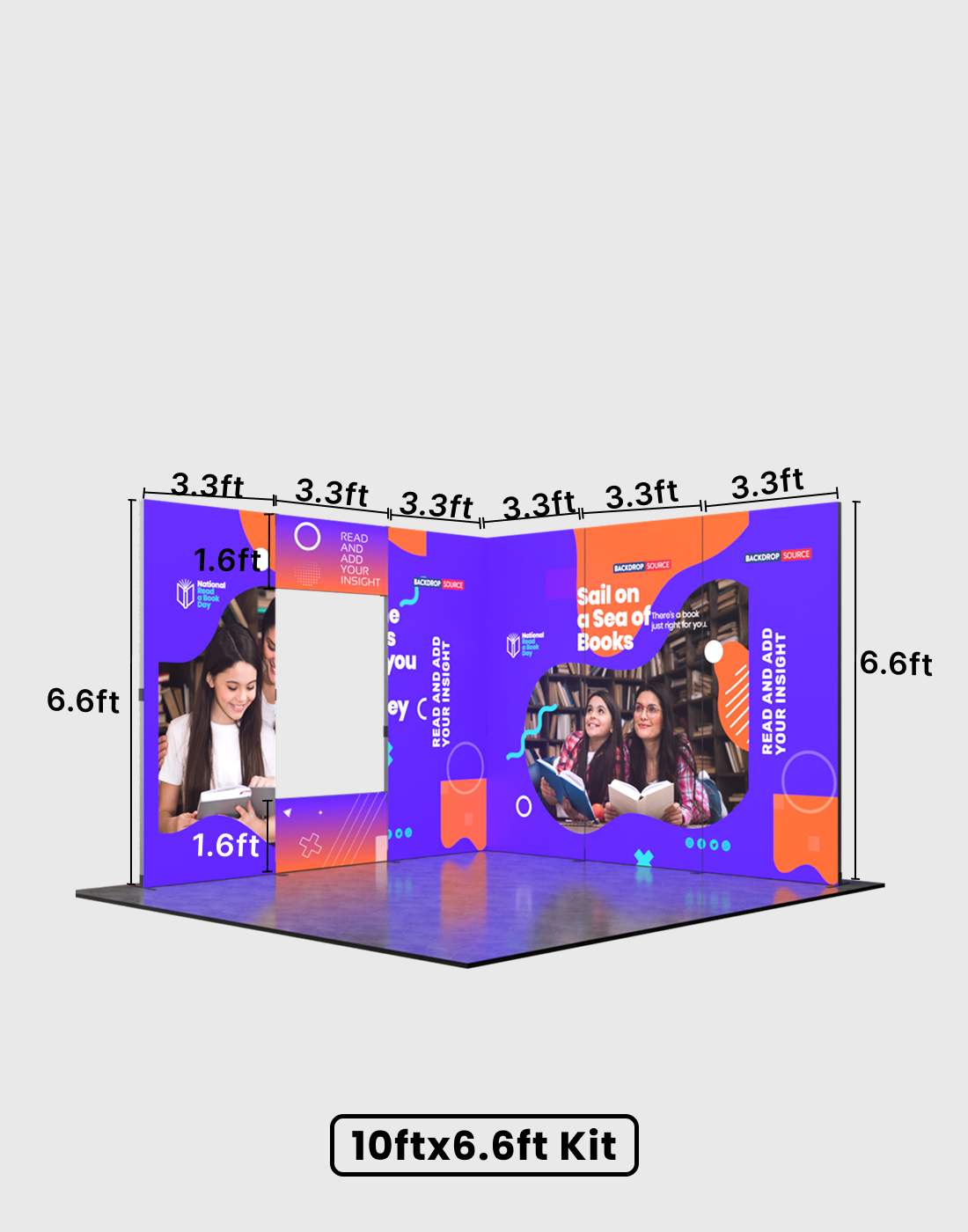 Foldable SEG  Exhibition Display - Model 12