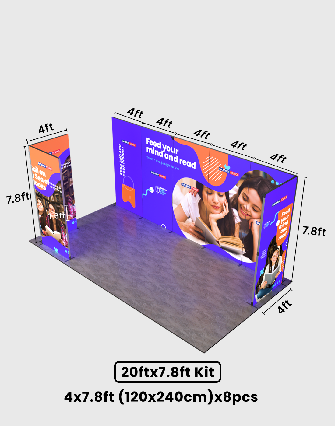 Foldable SEG  Exhibition Display - Model 18