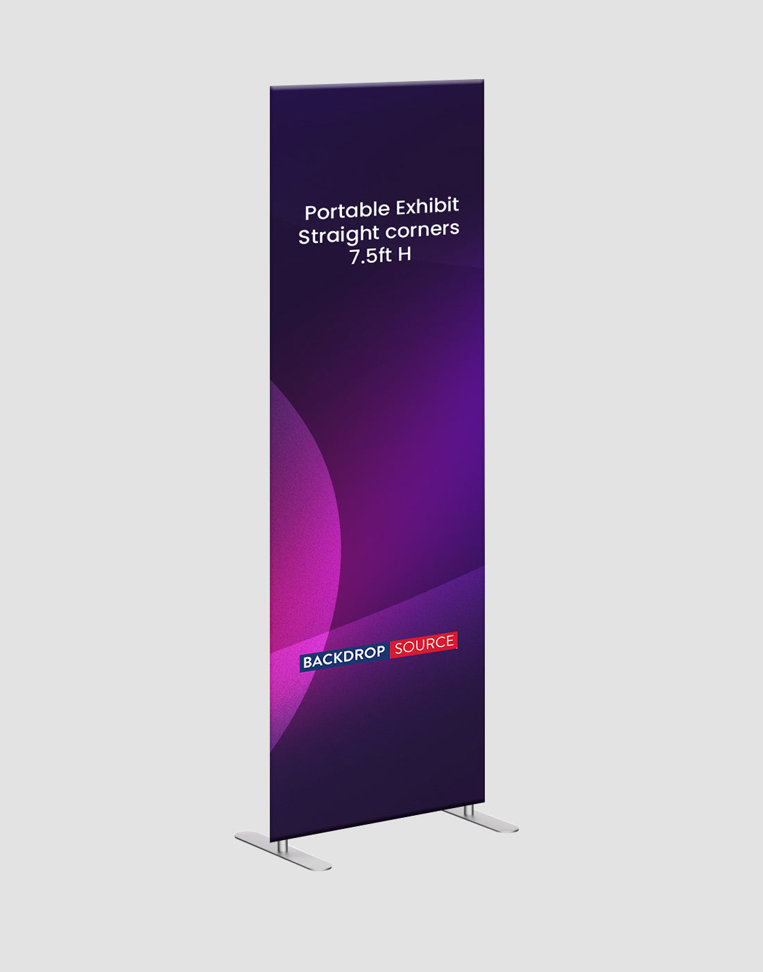 Portable Straight-Corner Exhibit Display