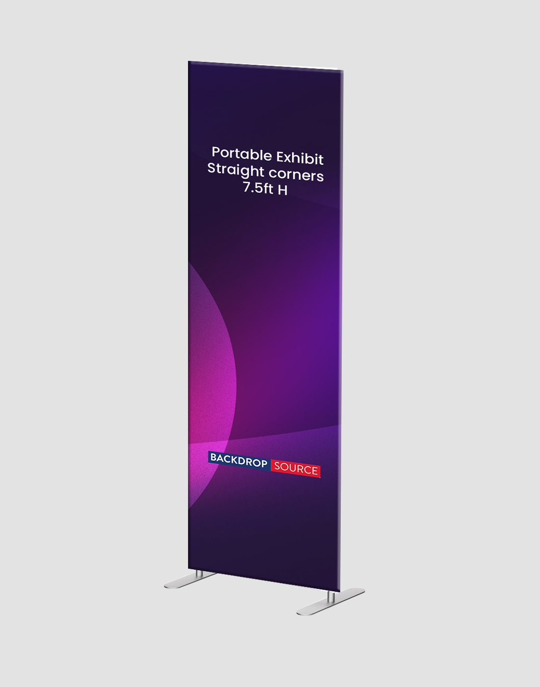 Portable Straight-Corner Exhibit Display