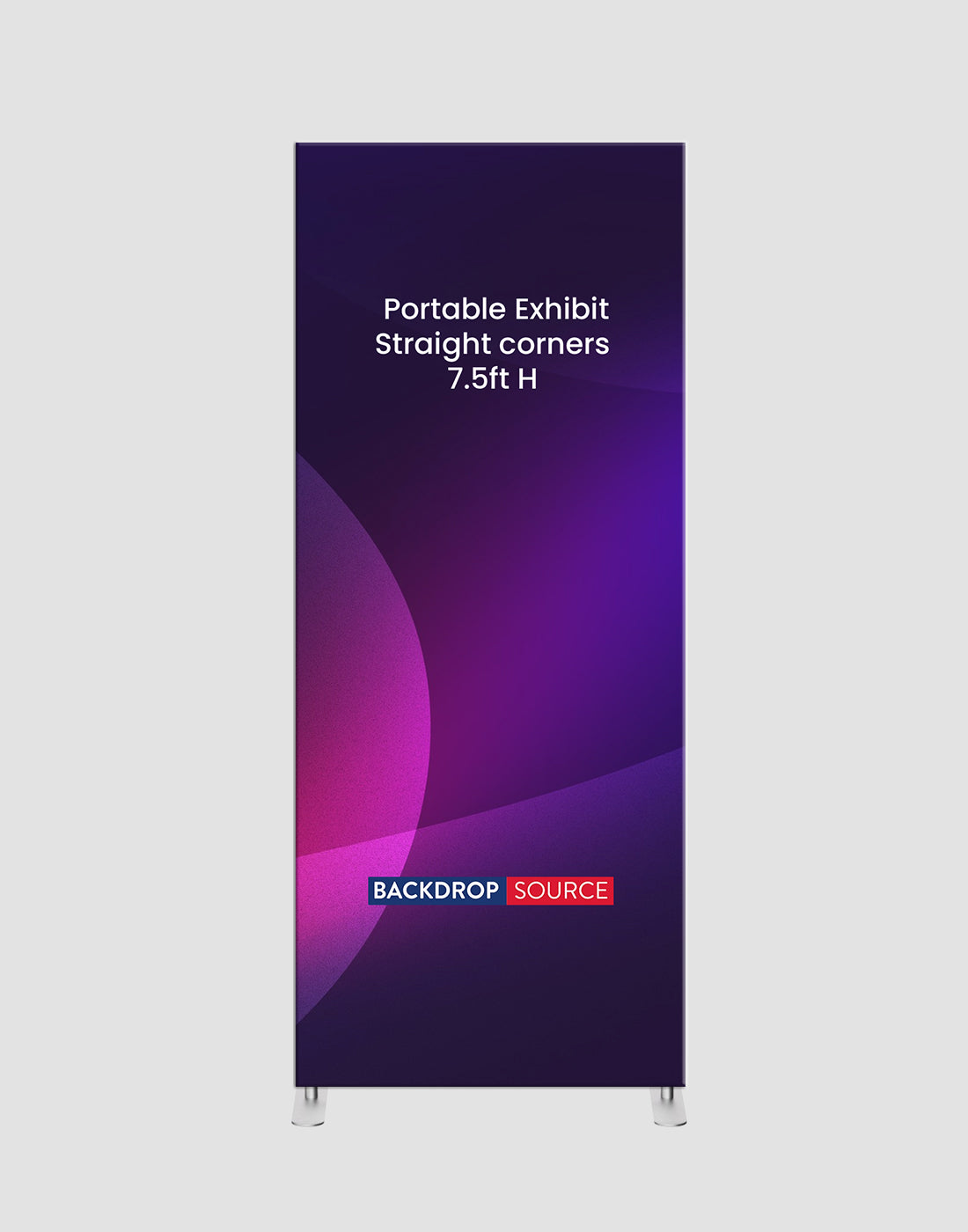 Portable Straight-Corner Exhibit Display