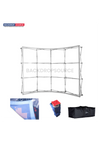 Fabric Pop Up Curved Display for Exhibitions