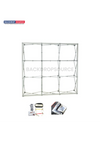 Popup Straight Backwall Kit with Clamping Lights