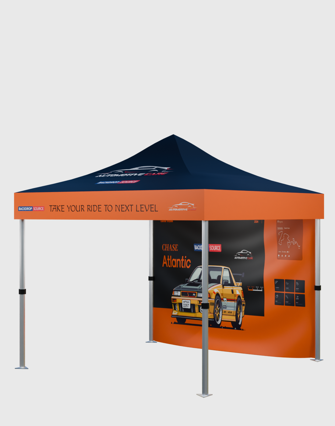 Heavy Duty Custom Canopy Tent (3m W x 3m H)