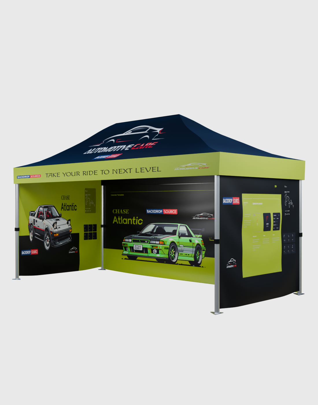 Heavy Duty Custom Canopy Tent (4.5m W x 3m H )