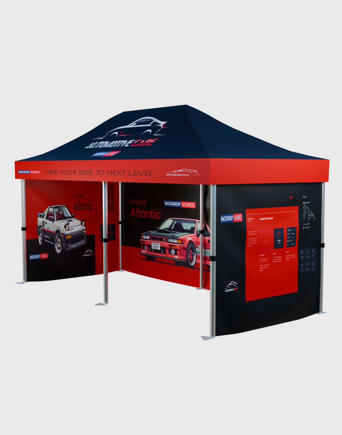 Heavy duty Custom Canopy Tent (6m W x 3m H)