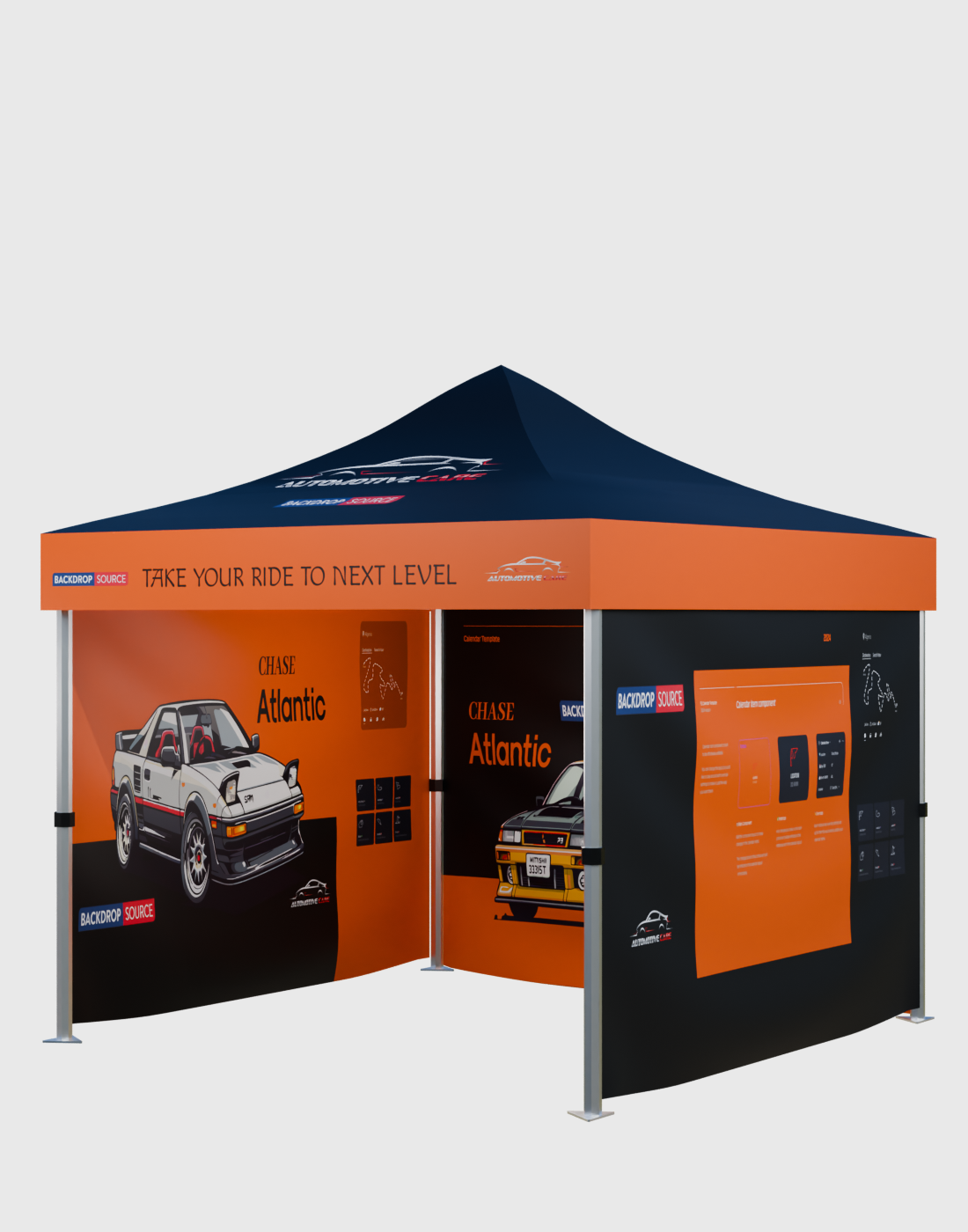 Heavy Duty Custom Canopy Tent (3m W x 3m H)