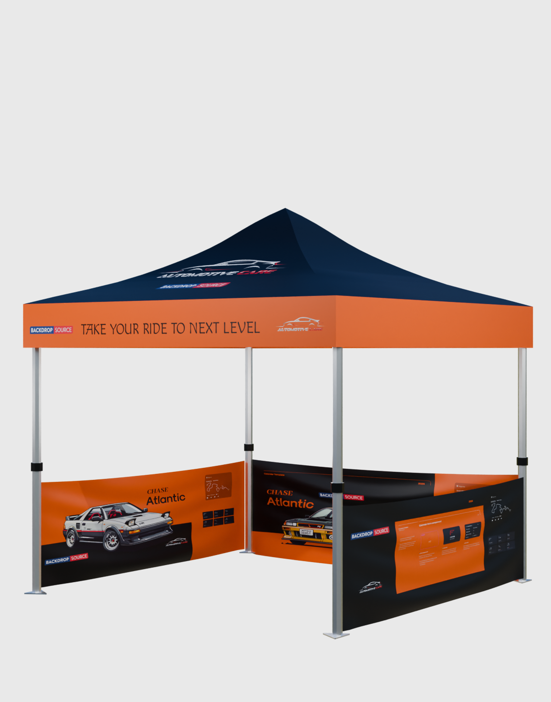 Heavy Duty Custom Canopy Tent (3m W x 3m H)