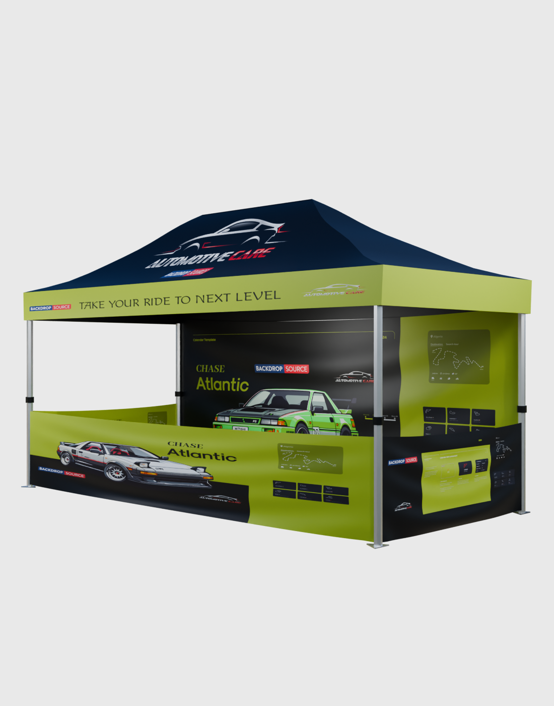 Heavy Duty Custom Canopy Tent (4.5m W x 3m H )