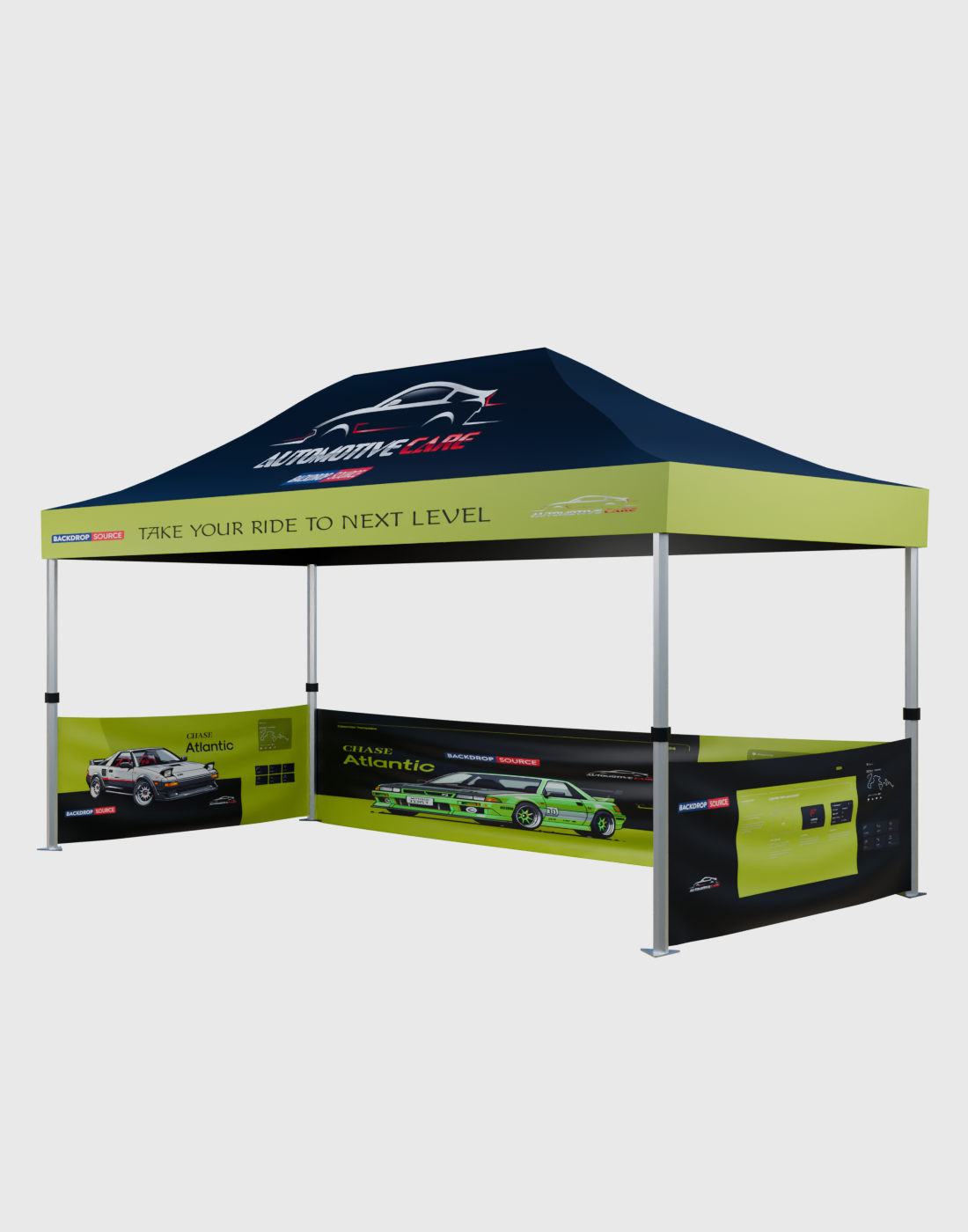 Heavy Duty Custom Canopy Tent (4.5m W x 3m H )