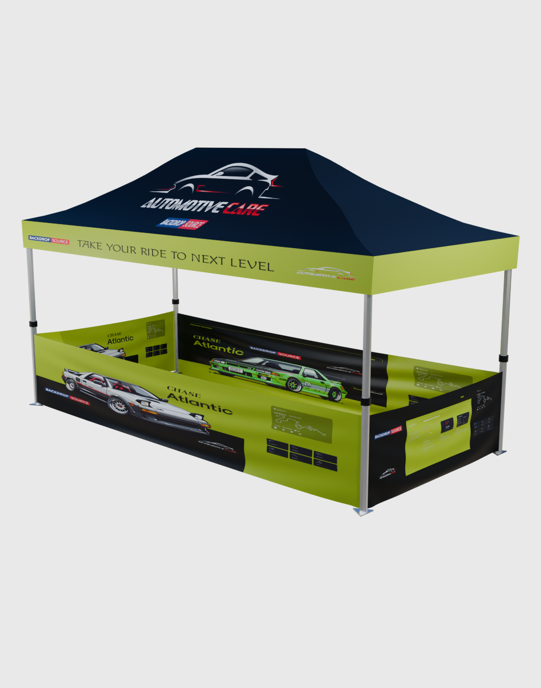 Heavy Duty Custom Canopy Tent (4.5m W x 3m H )