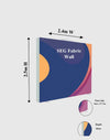 SEG Fabric Media Wall - 2.4m x 2.5m