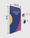 SEG Fabric Media Wall - 1.2m x 2m