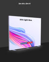 SEG Frameless Fabric Led Light Box Display - 3m W X 2.5 H