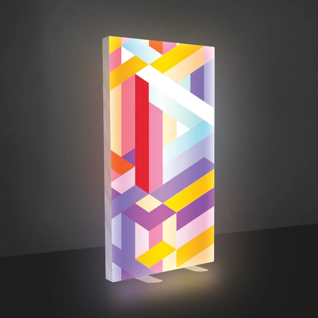 SEG Frameless Fabric Led Light Box Display - 1m W x 2m H