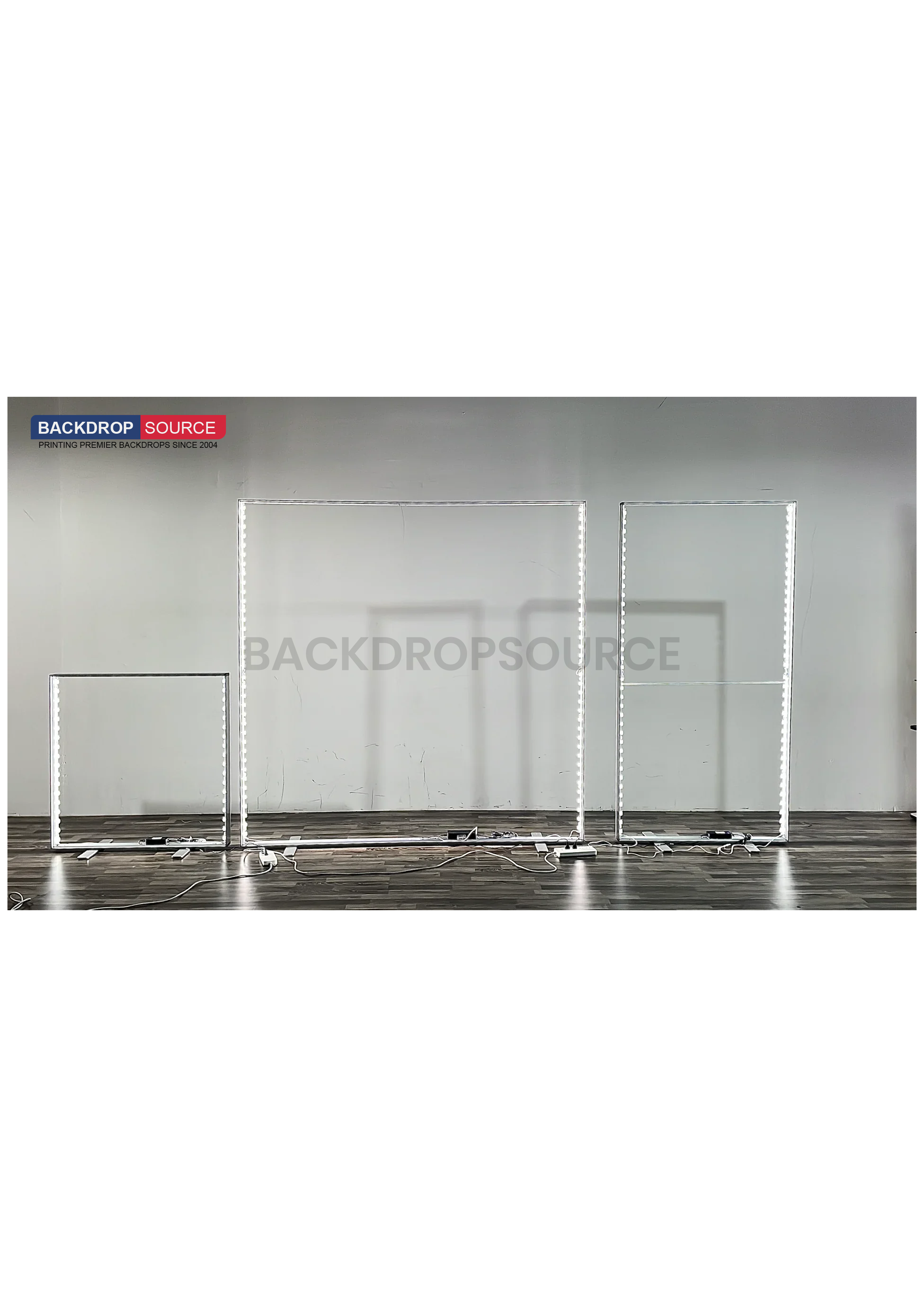 SEG Frameless Fabric Led Light Box Display - 6m W x 2.5m  H