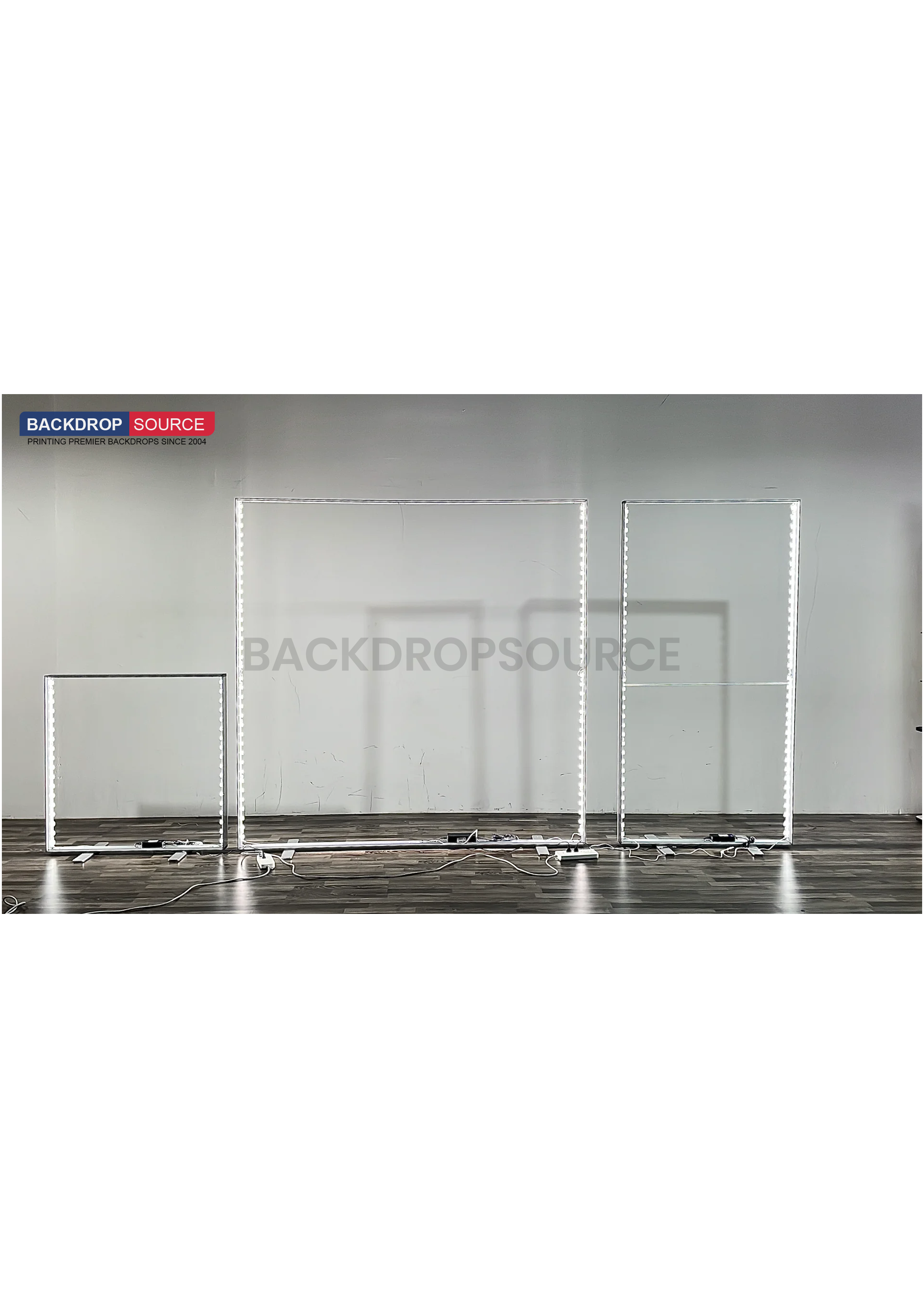 SEG Frameless Fabric Led Light Box Display - 2.5m W x 2.5m H