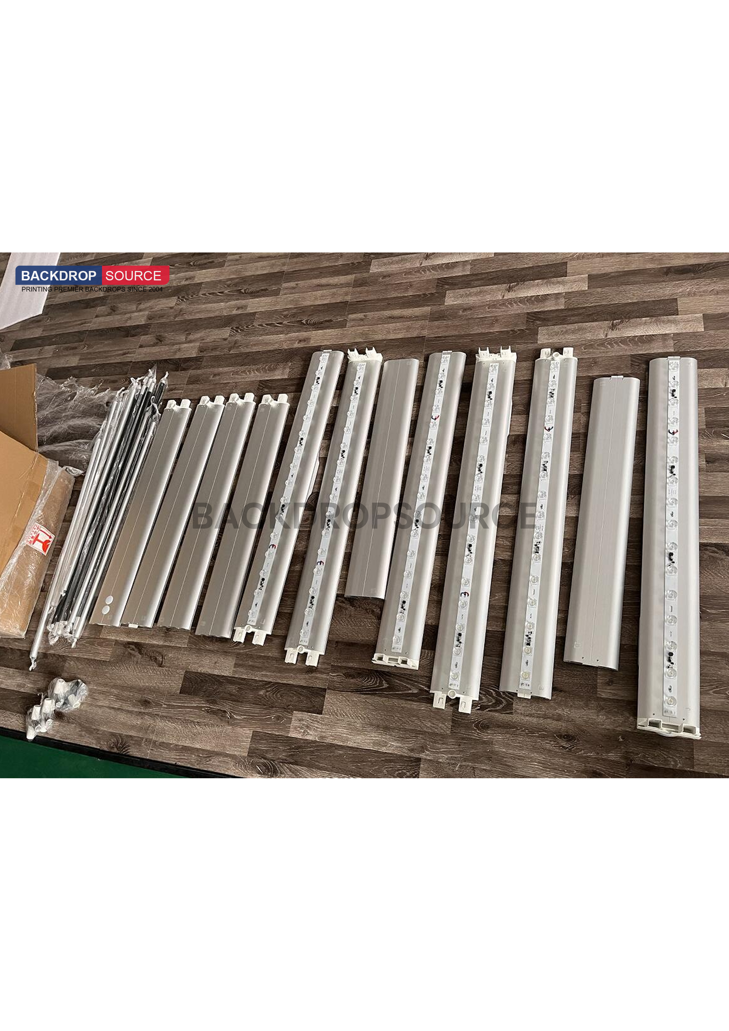 SEG Frameless Fabric Led Light Box Display - 3m W X 2.5 H