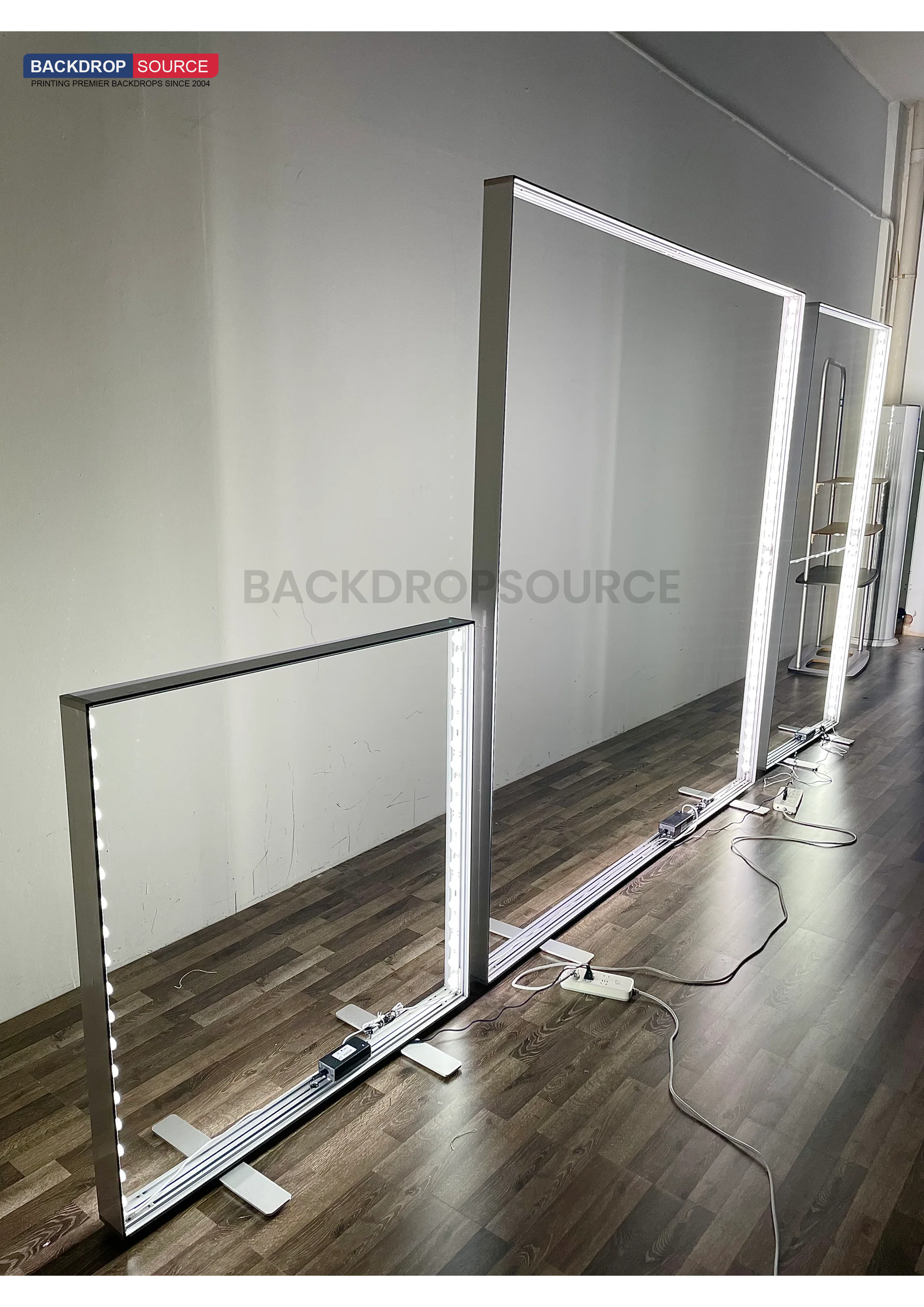 SEG Frameless Fabric Led Light Box Display - 2.5m W x 2.5m H