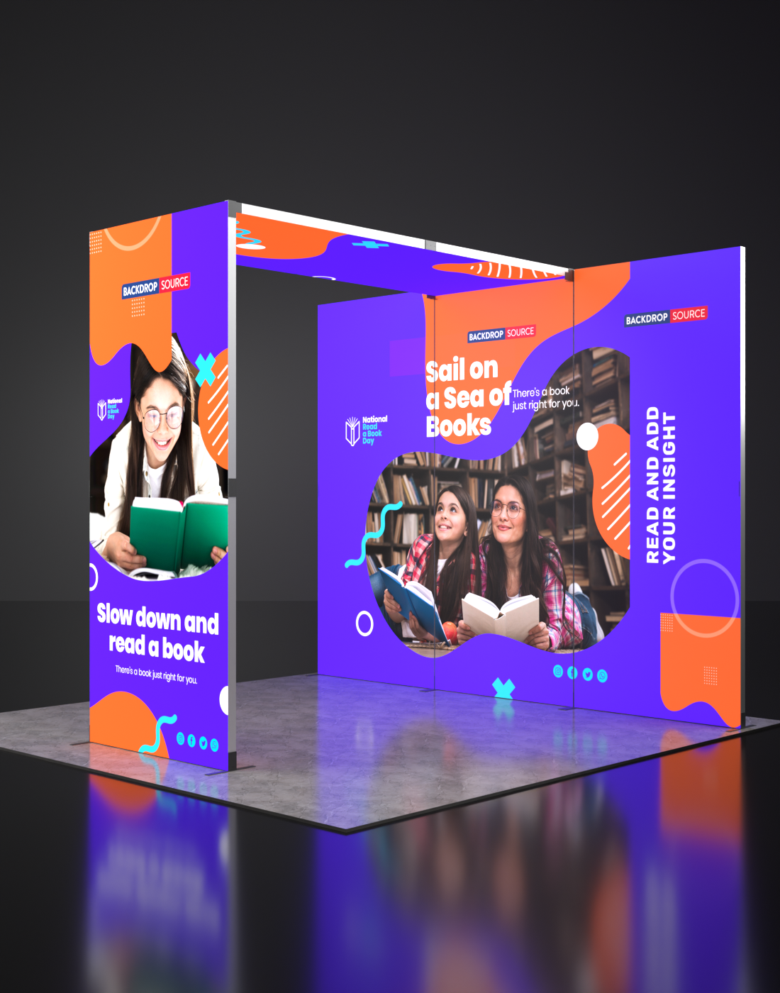 Foldable SEG Exhibition Display - Model 4