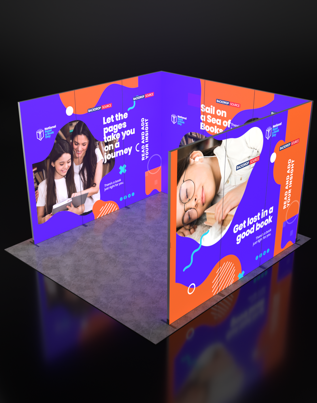 Foldable SEG  Exhibition Display - Model 6