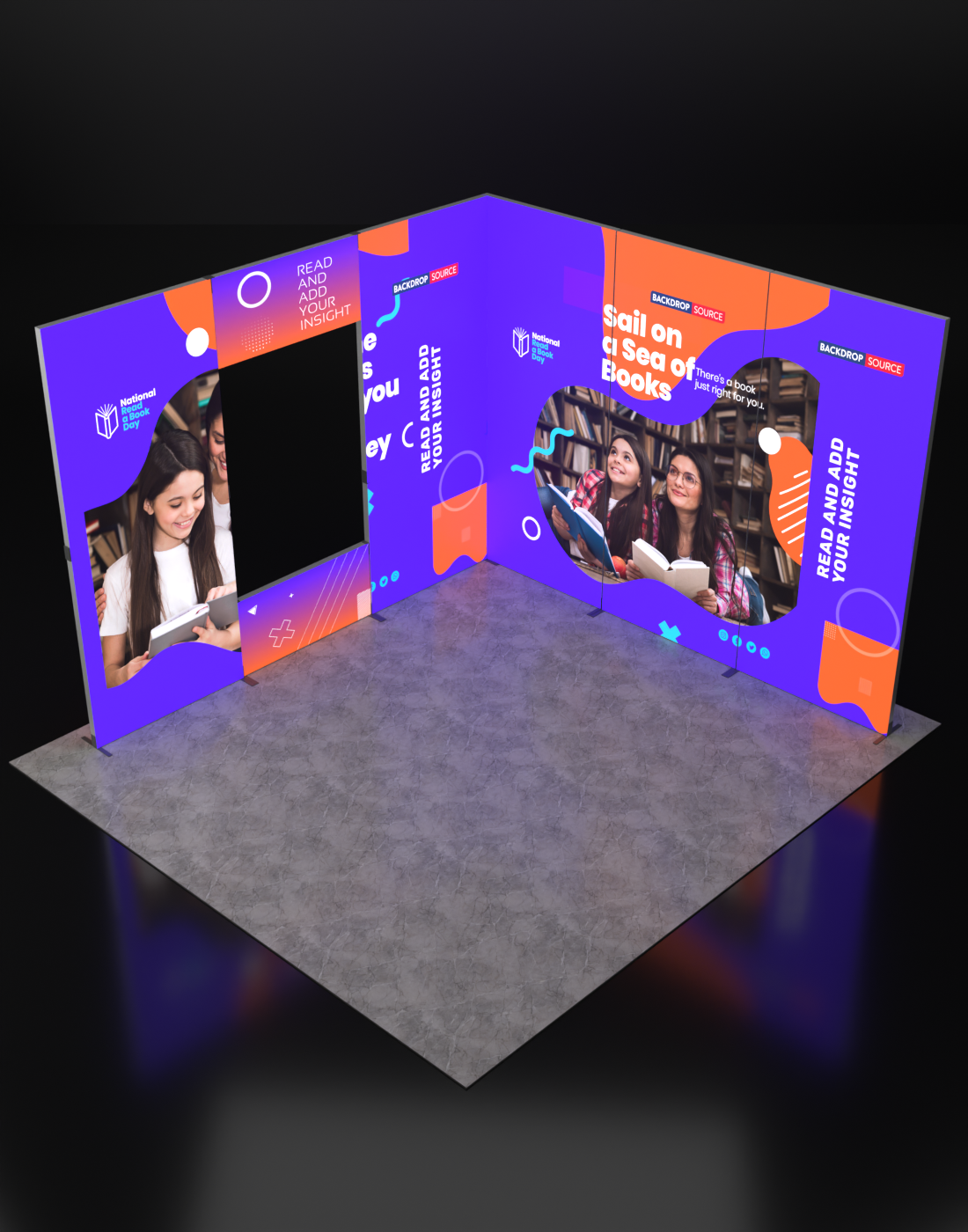 Foldable SEG  Exhibition Display - Model 12