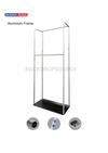 Tension Fabric Stand With Hanging Rail