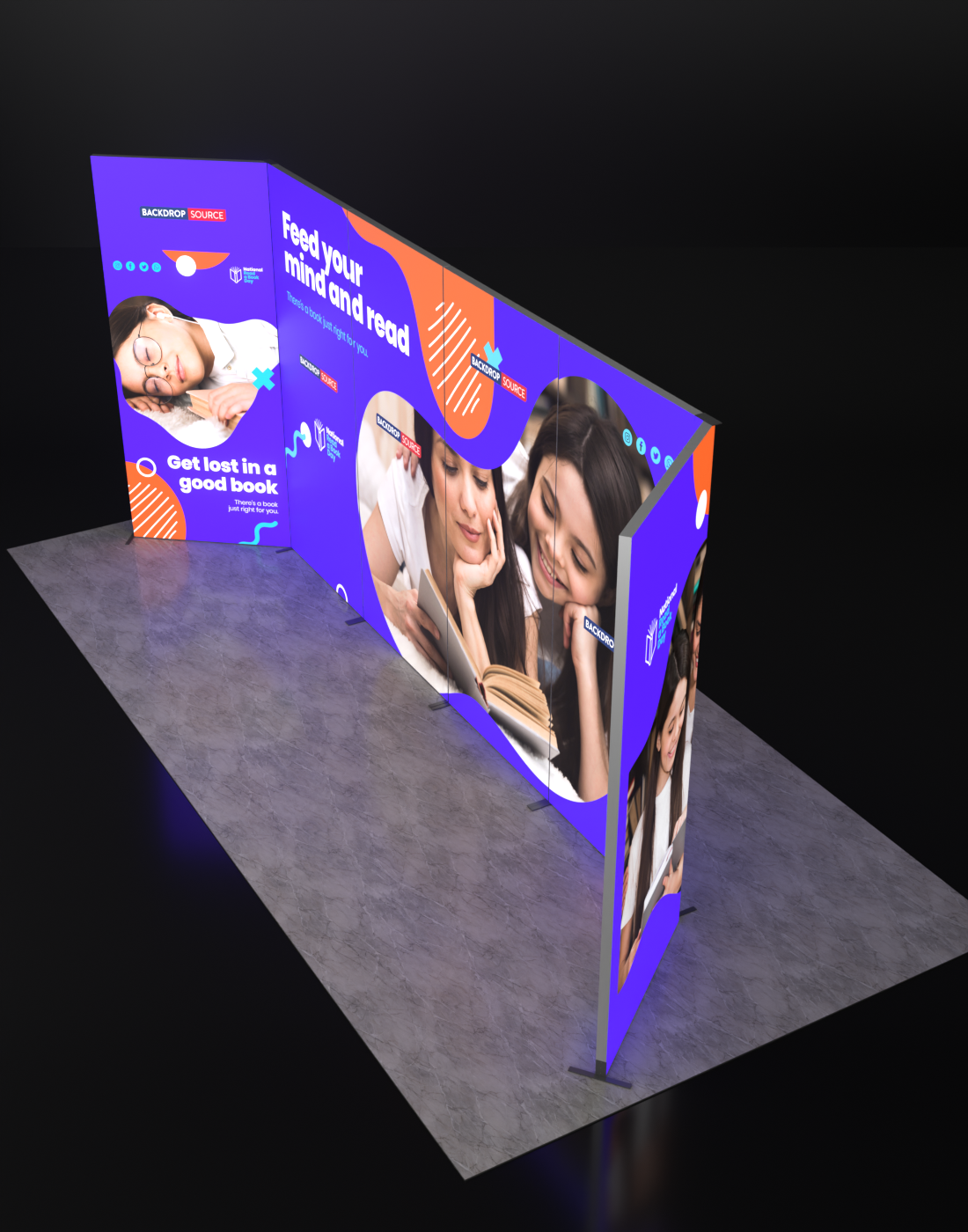 Foldable SEG  Exhibition Display - Model 16