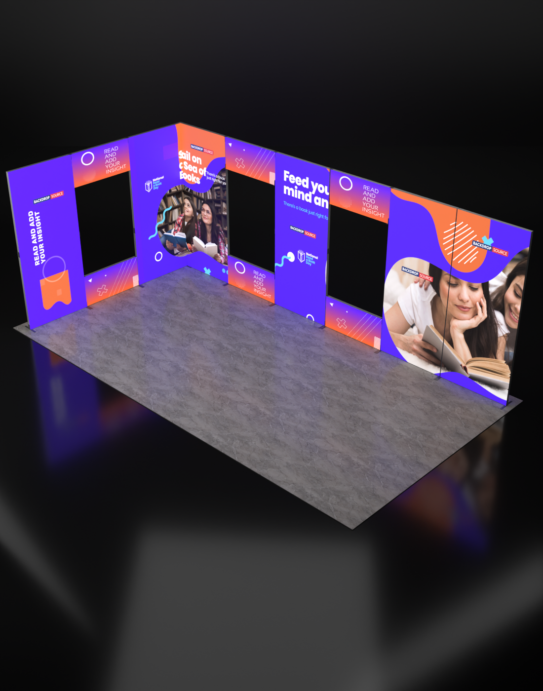 Foldable SEG  Exhibition Display - Model 19