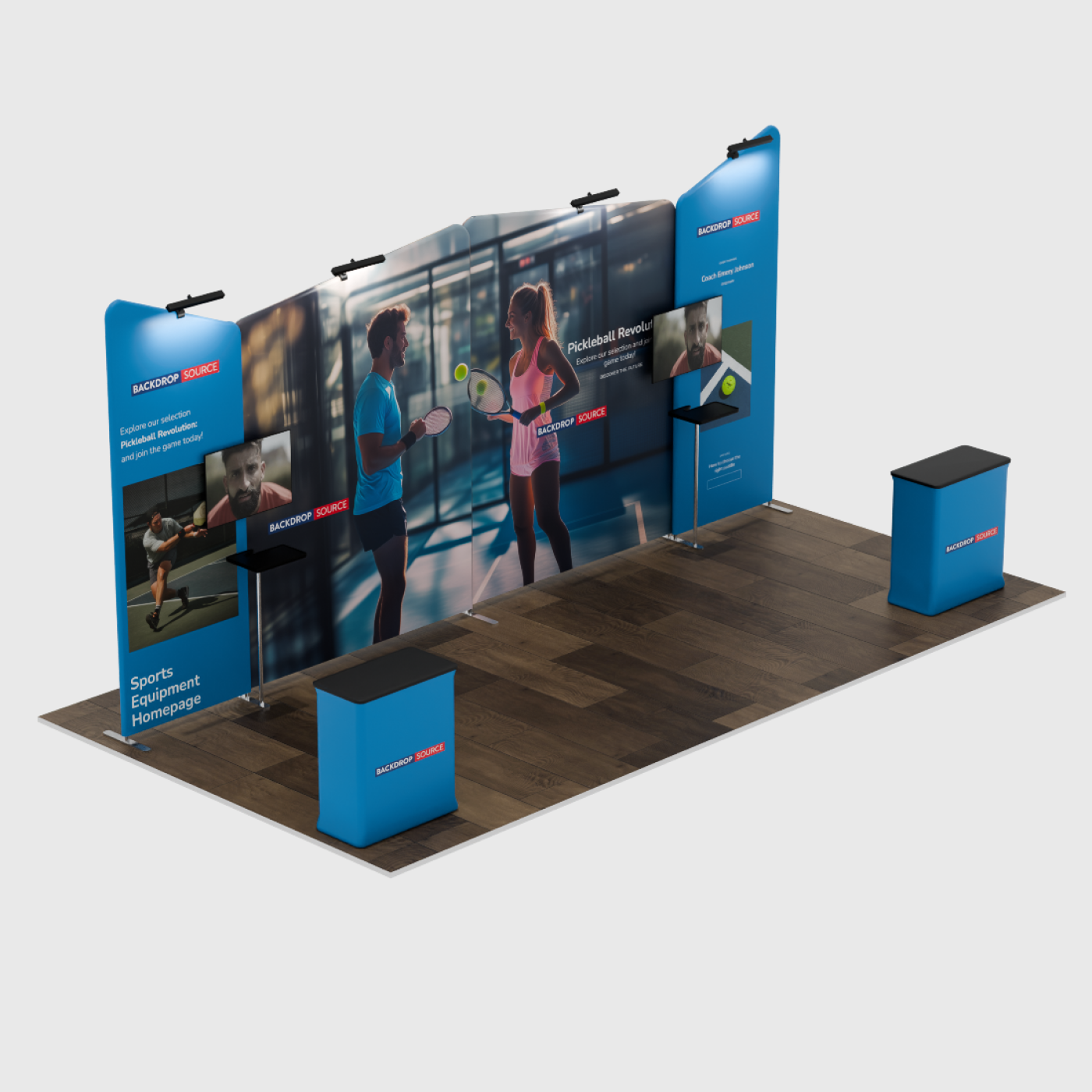 Portable Exhibit Display 6m x 3m - Model 2