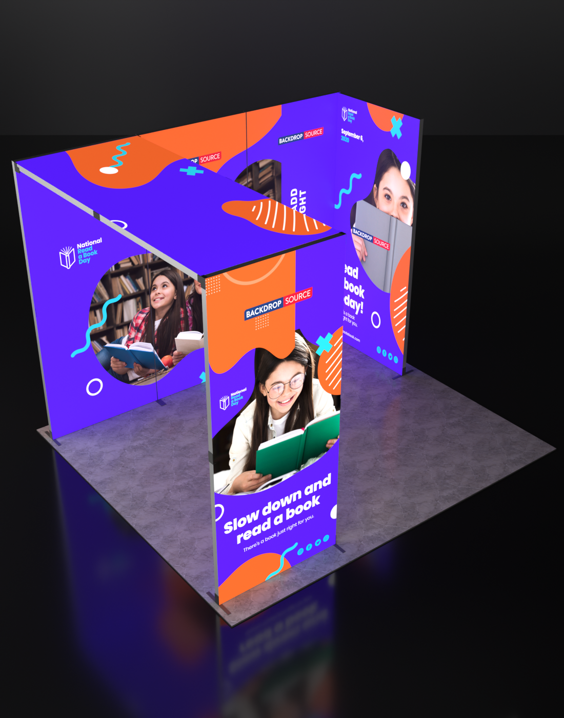 Foldable SEG Exhibition Display - Model 2