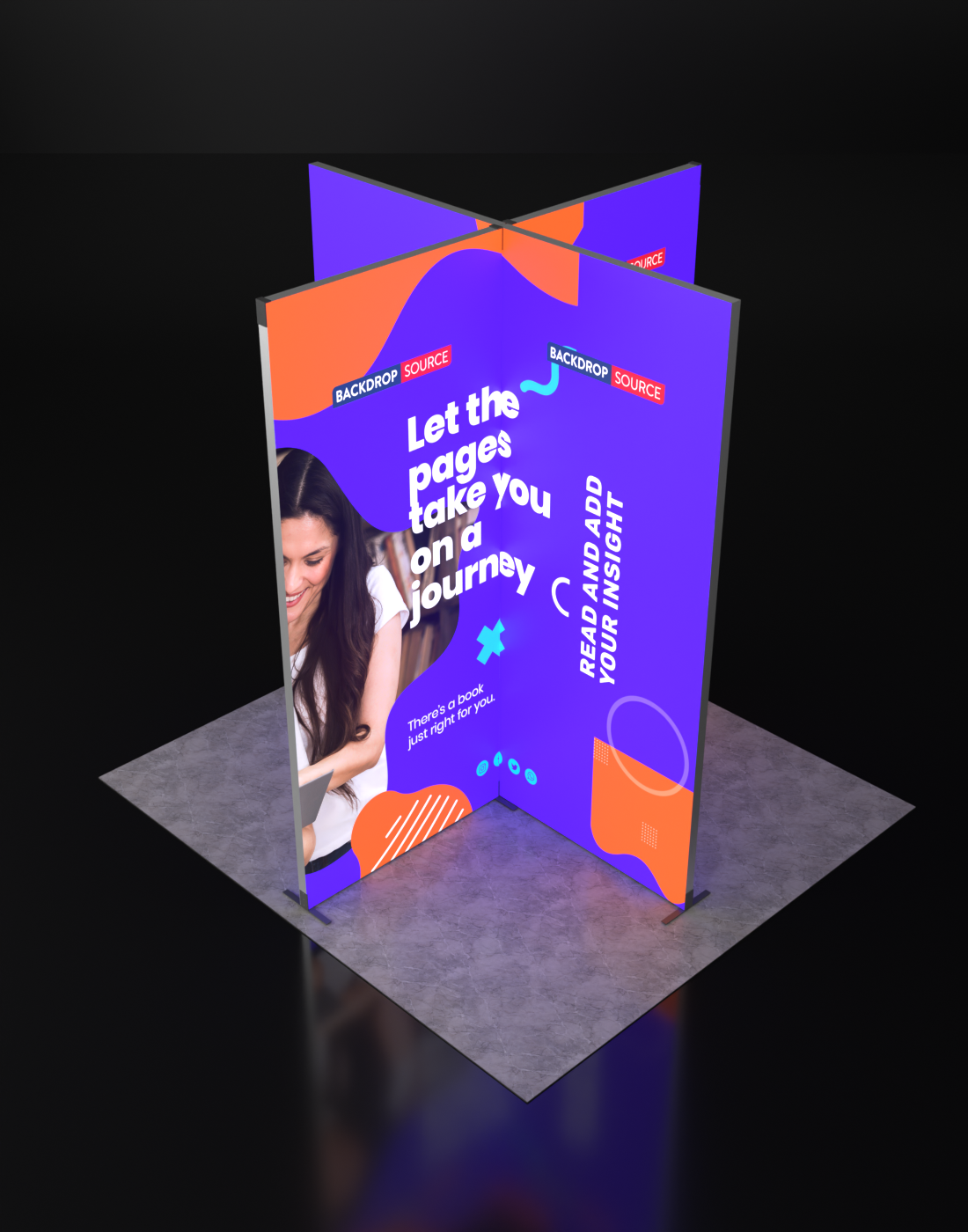 Foldable SEG Exhibition Display - Model 8