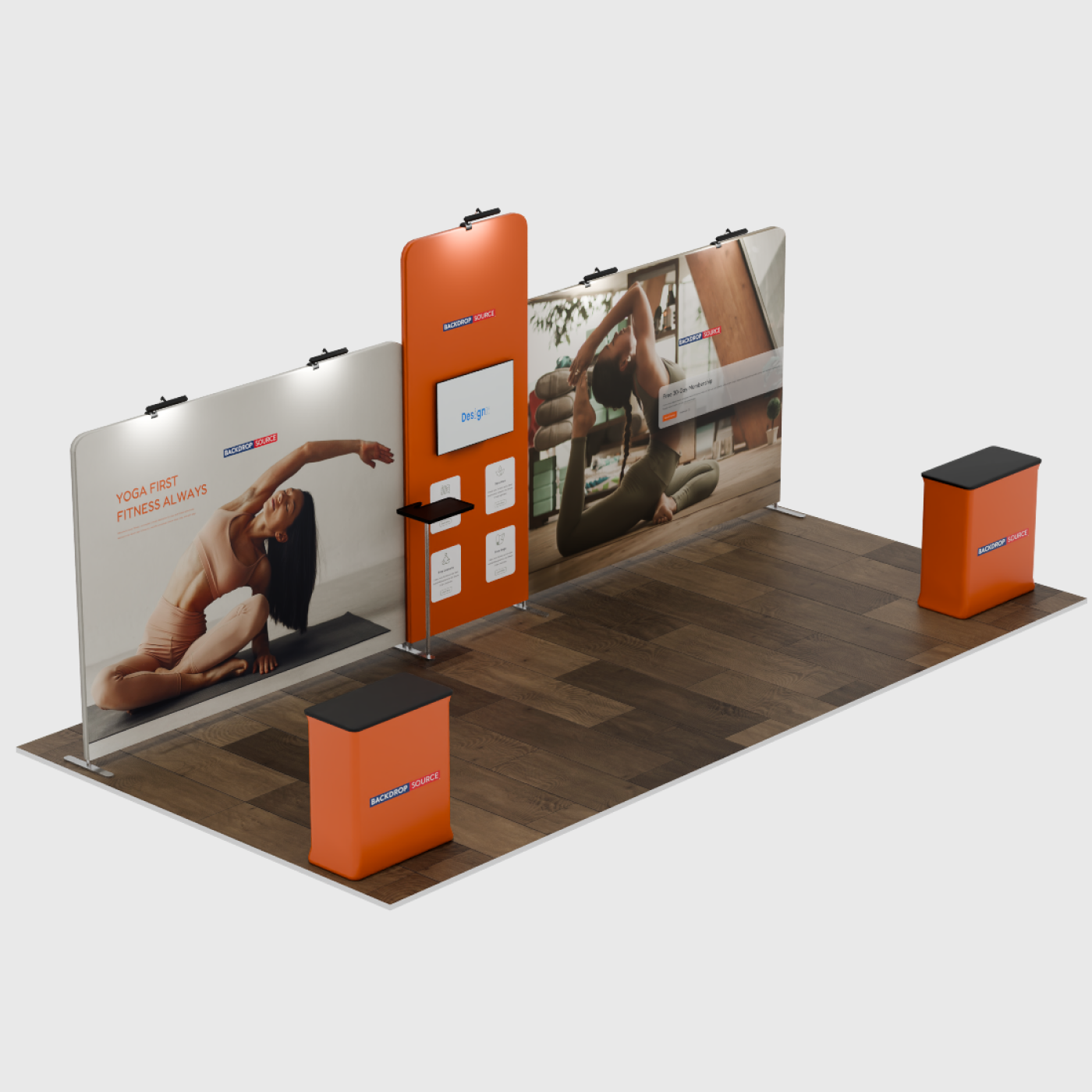 Portable Exhibit Display 6m x 3m - Model 12