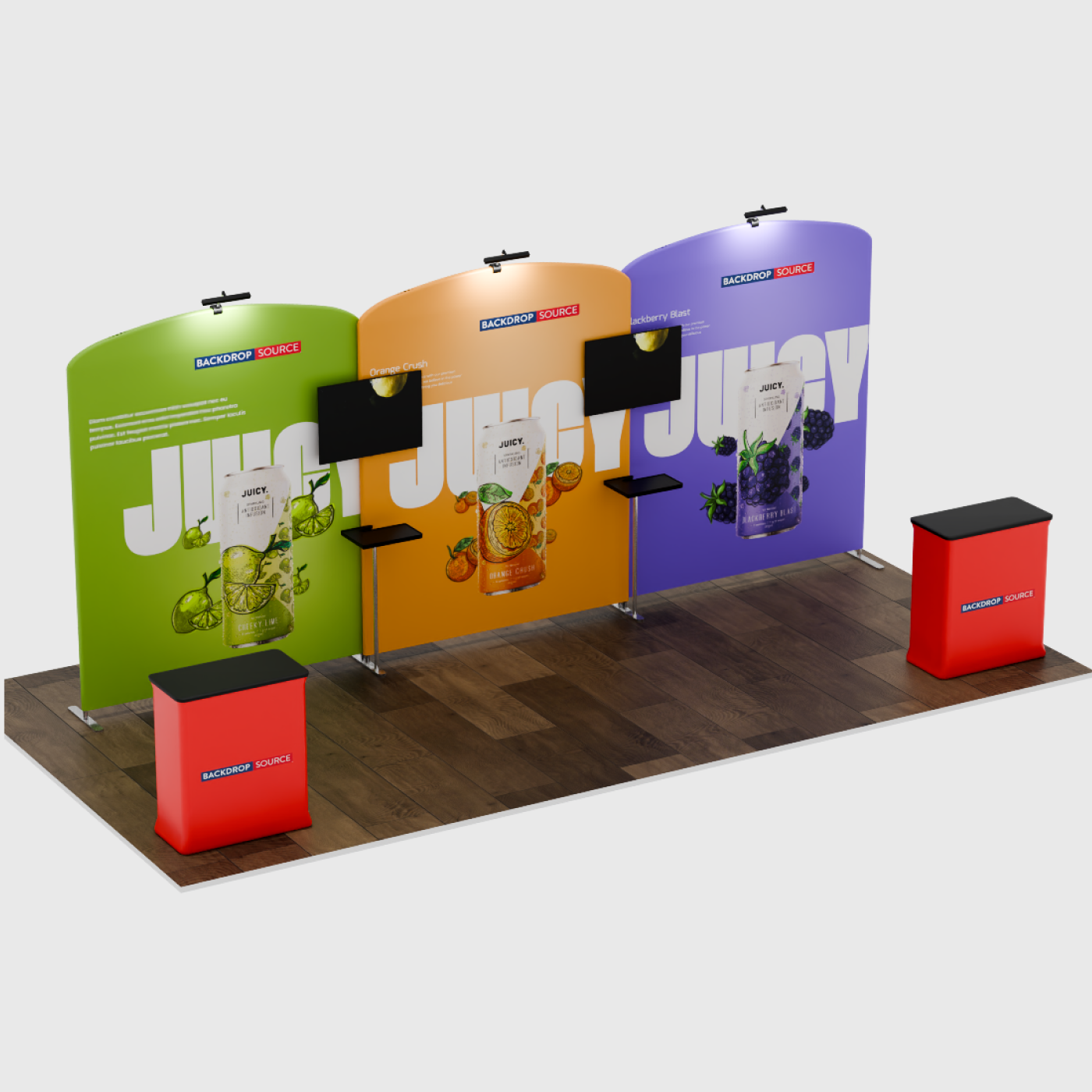 Portable Exhibit Display 6m x 3m - Model 11
