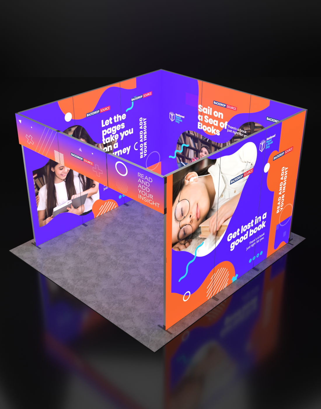 Foldable SEG Exhibition Display - Model 11